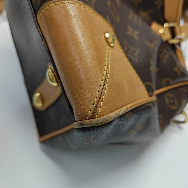 RETIRO NM Monogram Coated Canvas Brown