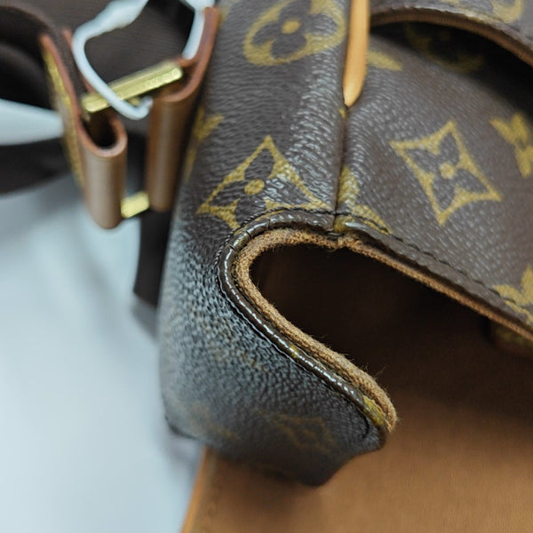 VALMY Monogram Coated Canvas Brown