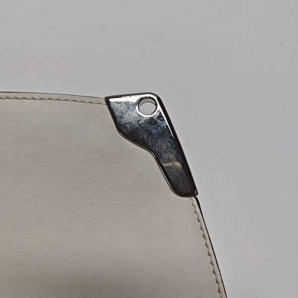 Calfskin Crossbody Bag White