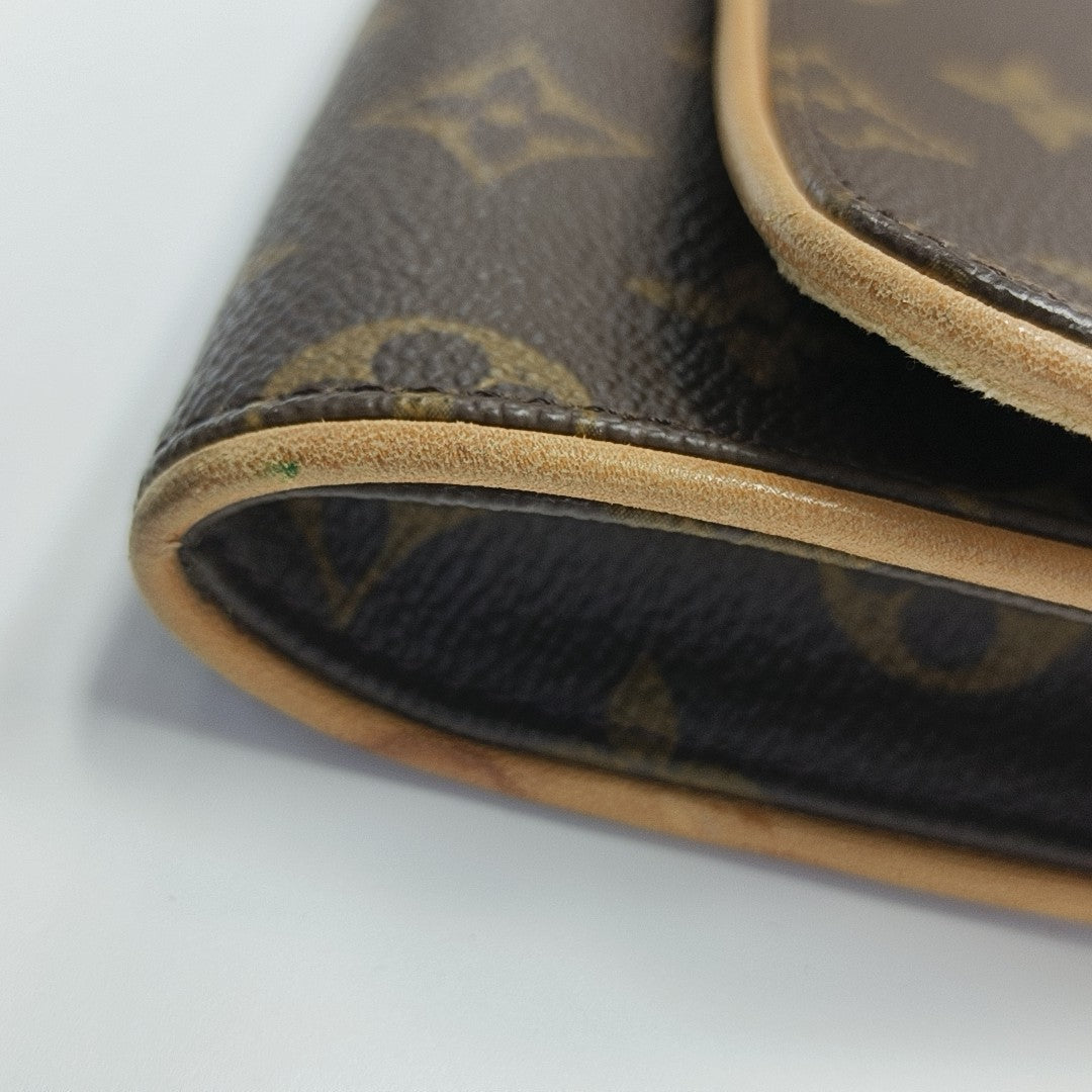 TWIN GM Monogram Coated Canvas Brown