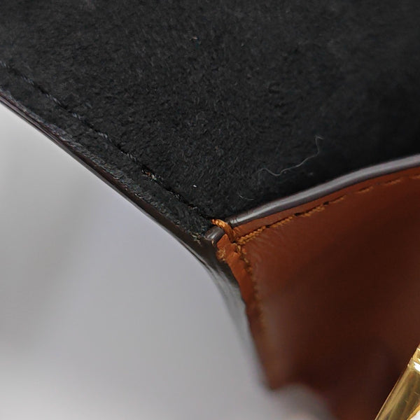 DAUPHINE Mini Monogram Coated Canvas Brown