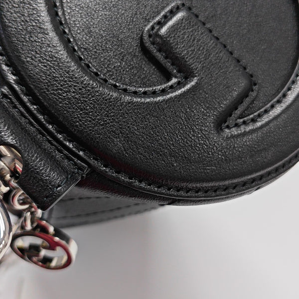 Quilted Calfskin Shoulder Bag Black