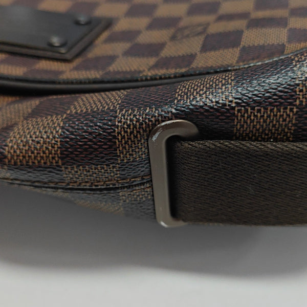 BROOKLYN Damier Ebene Coated Canvas Brown