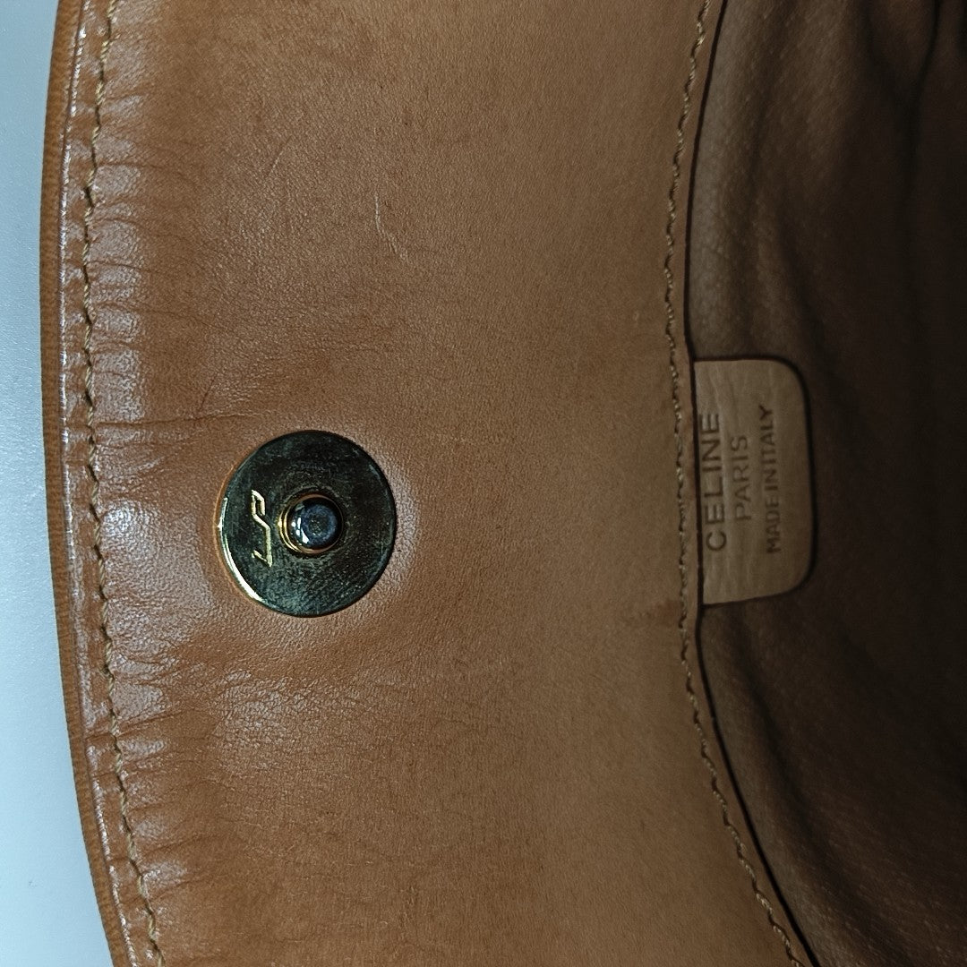 MACADAM CLUTCHES Coated Canvas Brown