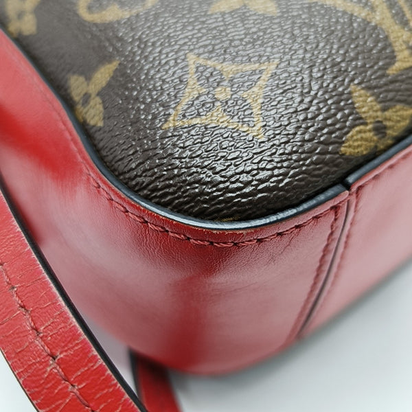 SAINTONGE Monogram Coated Canvas Brown