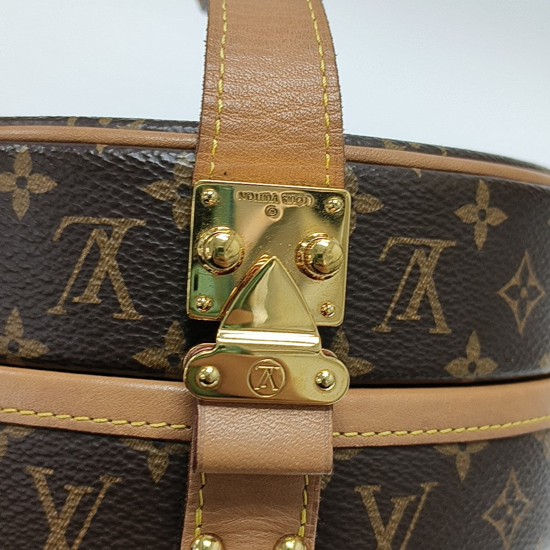 BOITE CHAPEAU PM Monogram Coated Canvas Brown