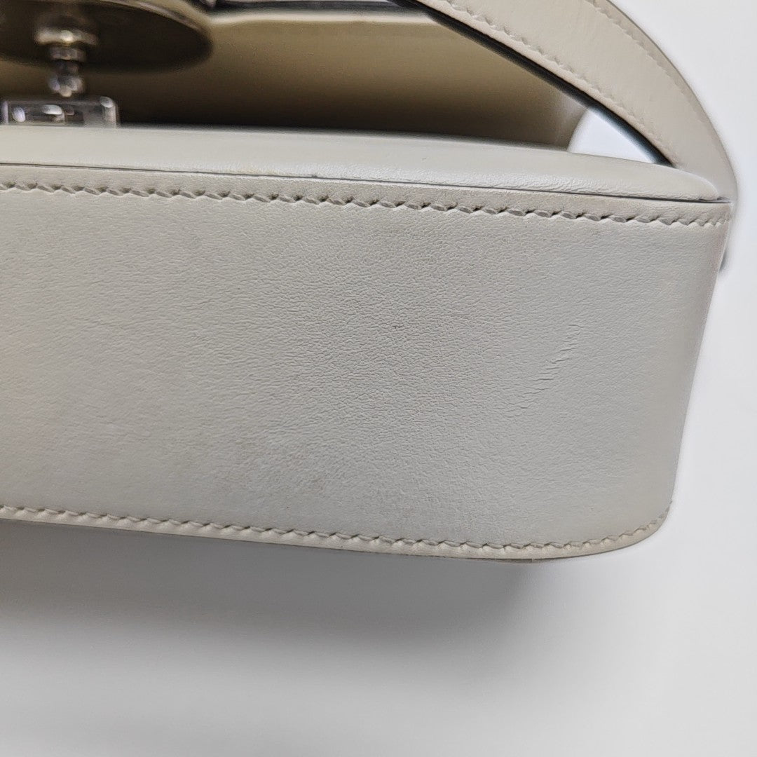 PETITE Mini Calfskin White