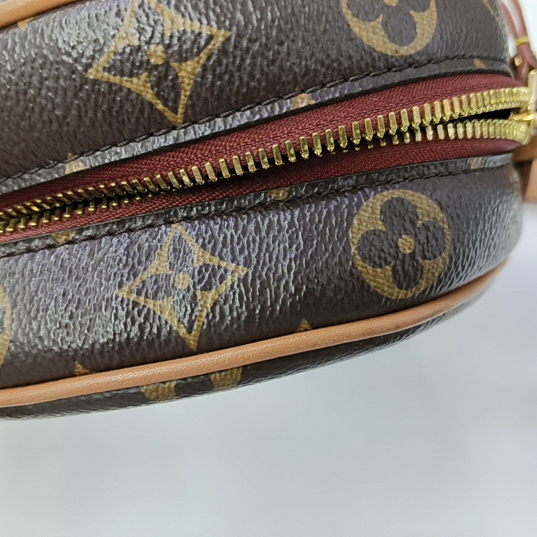 BOITE CHAPEAU PM Monogram Coated Canvas Brown