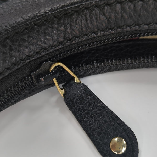 Monogram Canvas Top Handle Bag Black