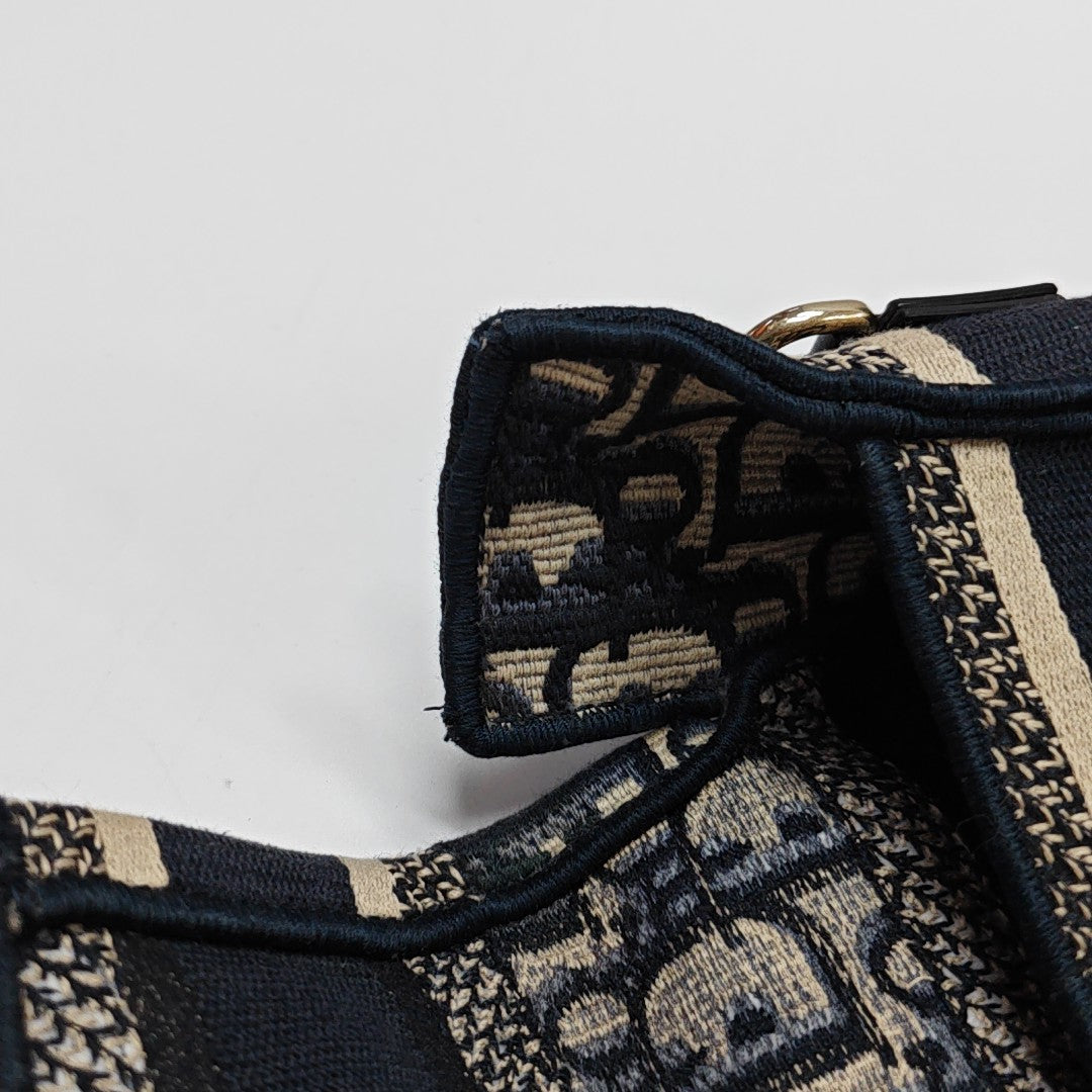 Diorcamp Small Oblique Canvas Blue
