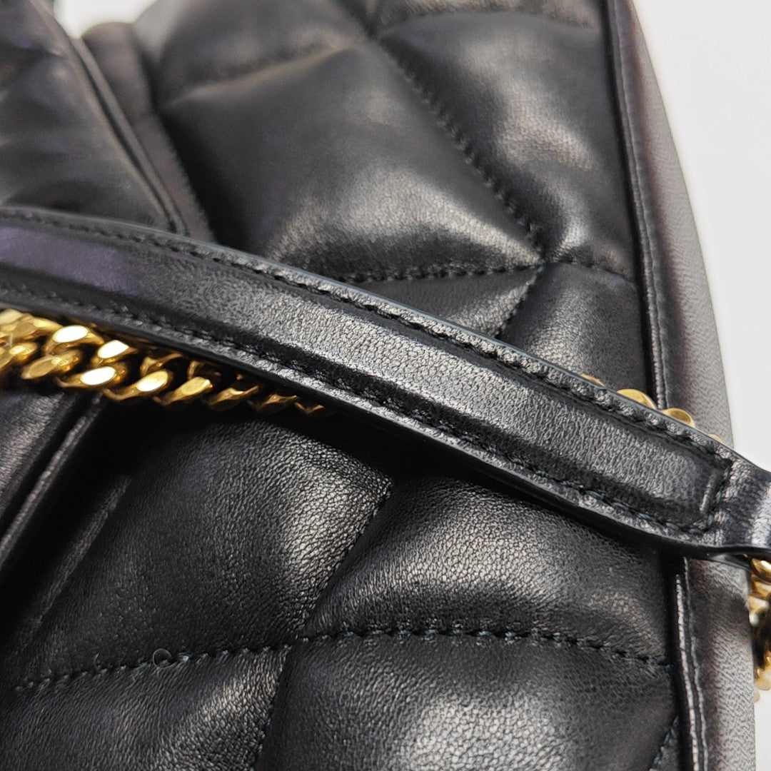 PUFFER Quilted Lambskin Black