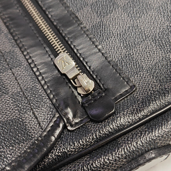 DANIEL Damier Graphite Coated Canvas Gray