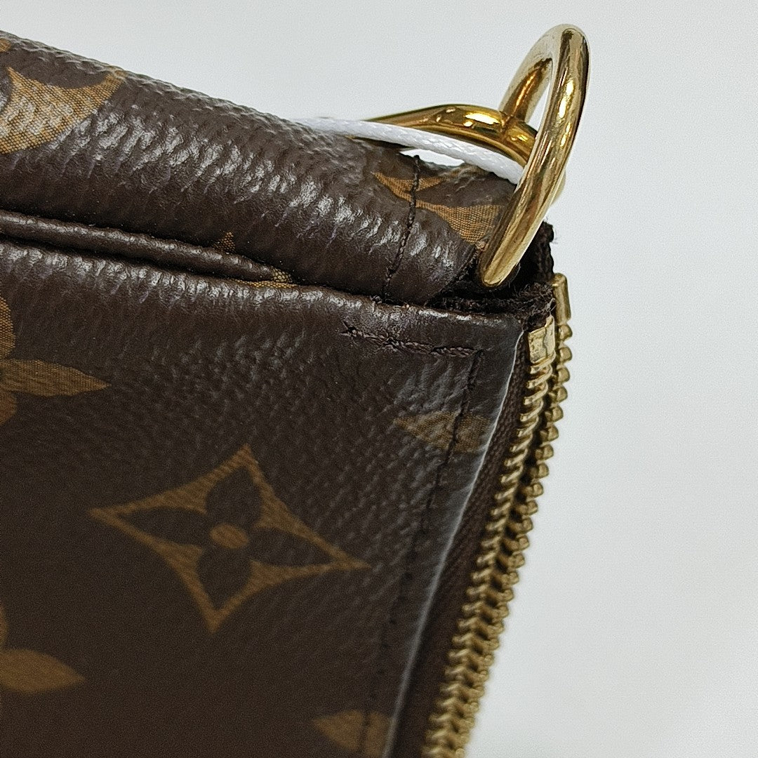 ACCESSOIRES Mini Monogram Coated Canvas Brown