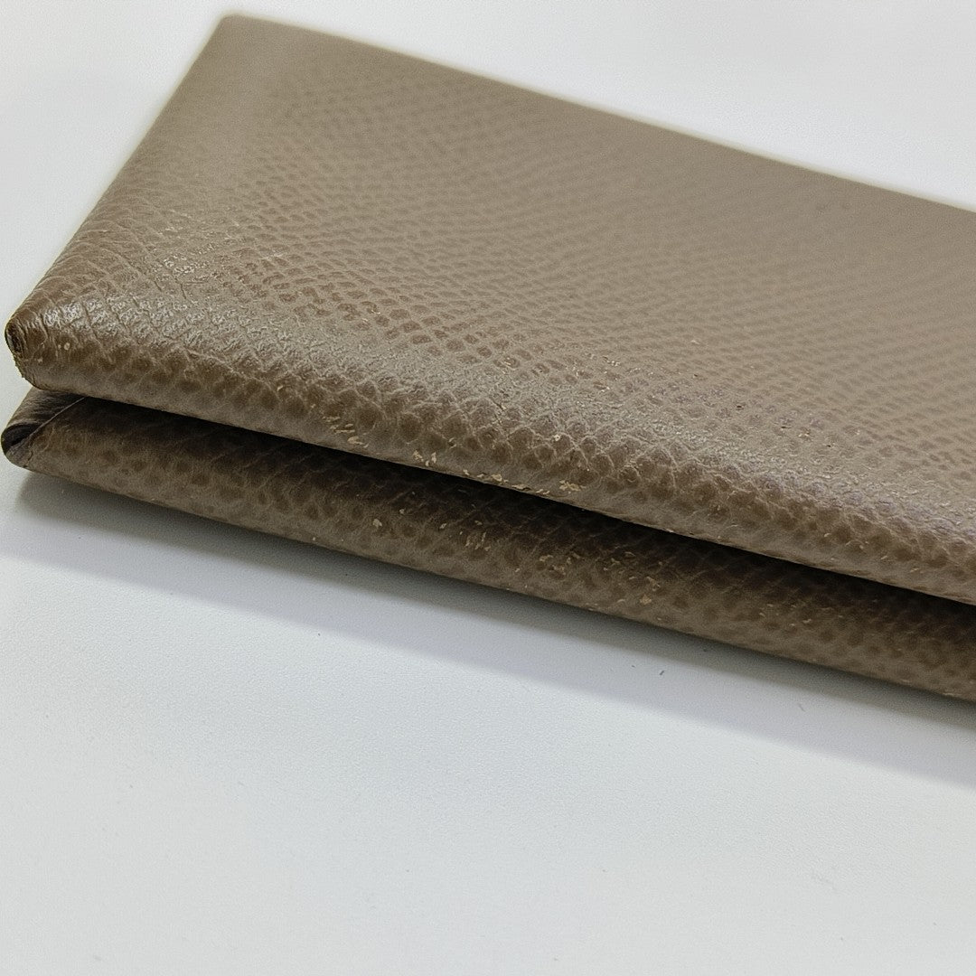 Calvi Epsom Gray Card Holder