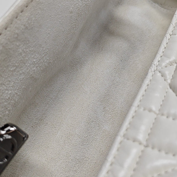 Authenticated pre-owned  Diorcamp Small Cannage Calfskin White - Shoulder Bag at Looply