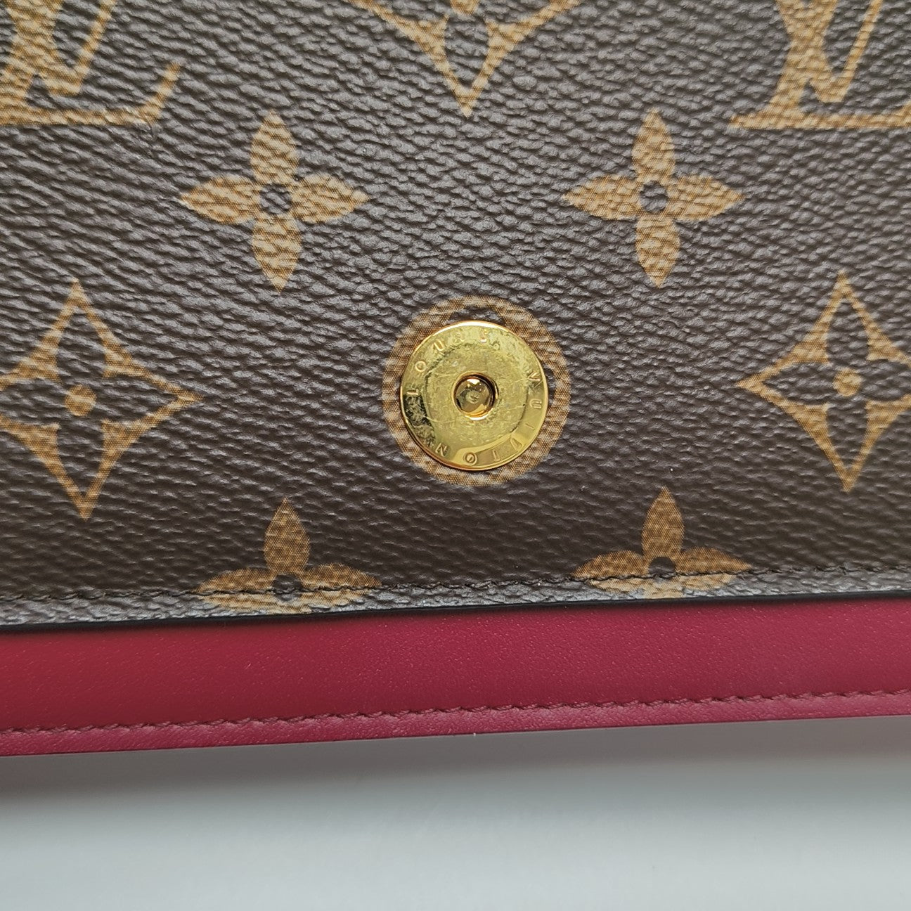 FLORE Monogram Coated Canvas Brown