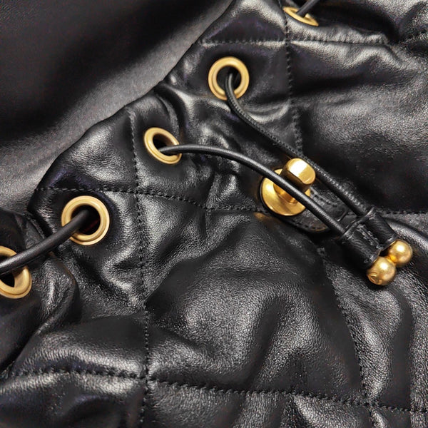 CHANEL 19 Mini Quilted Lambskin Black