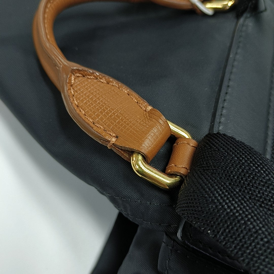 The Rucksack Medium Nylon Black