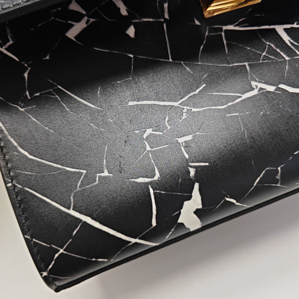 Calfskin Shoulder Bag Black
