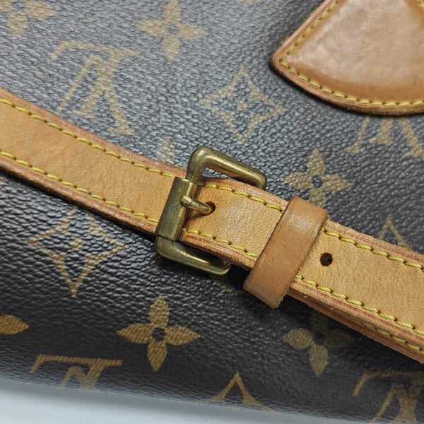 SOLOGNE PM Monogram Coated Canvas Brown