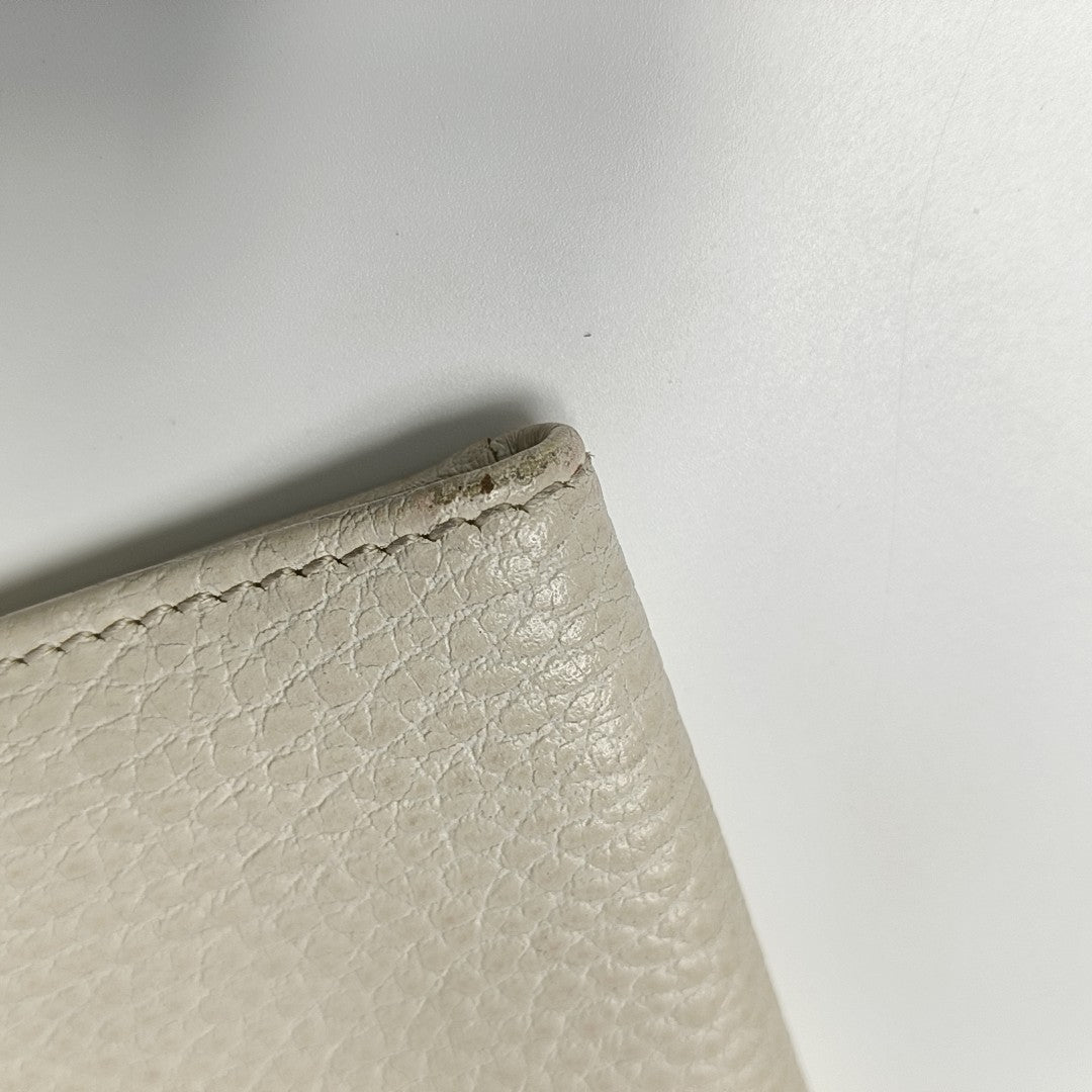 Calfskin Wallet White