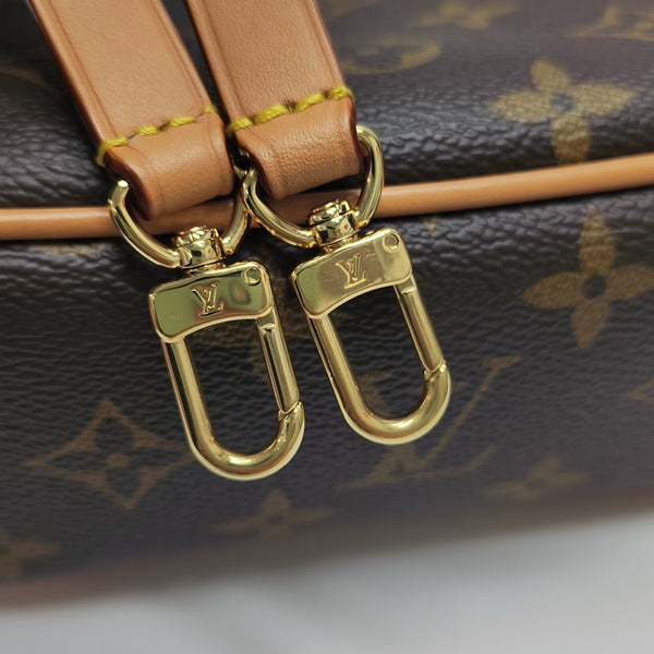 BOULOGNE Nano Monogram Coated Canvas Brown