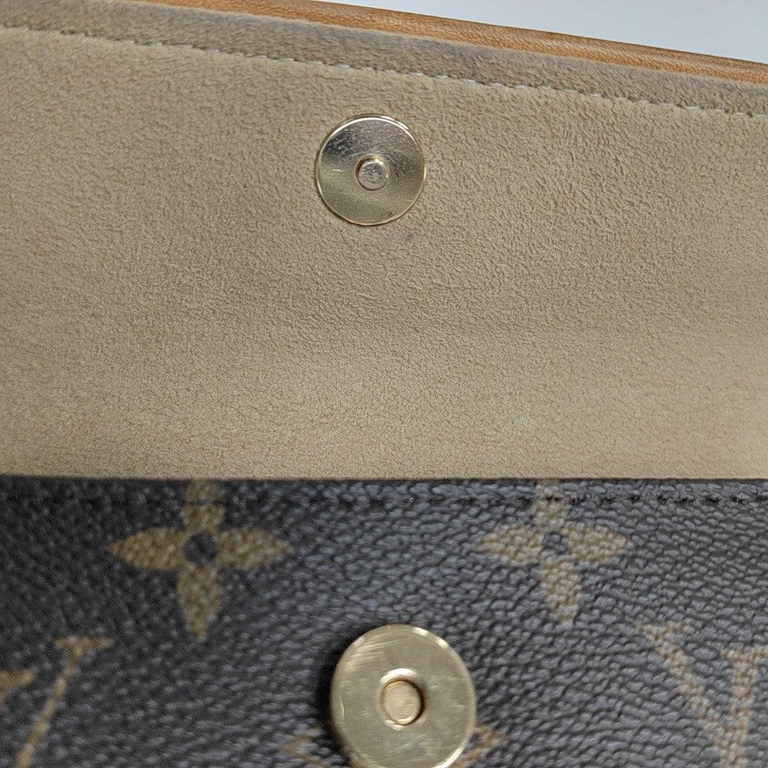 FLORENTINE Monogram Coated Canvas Brown