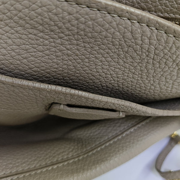 Calfskin Shoulder Bag Beige