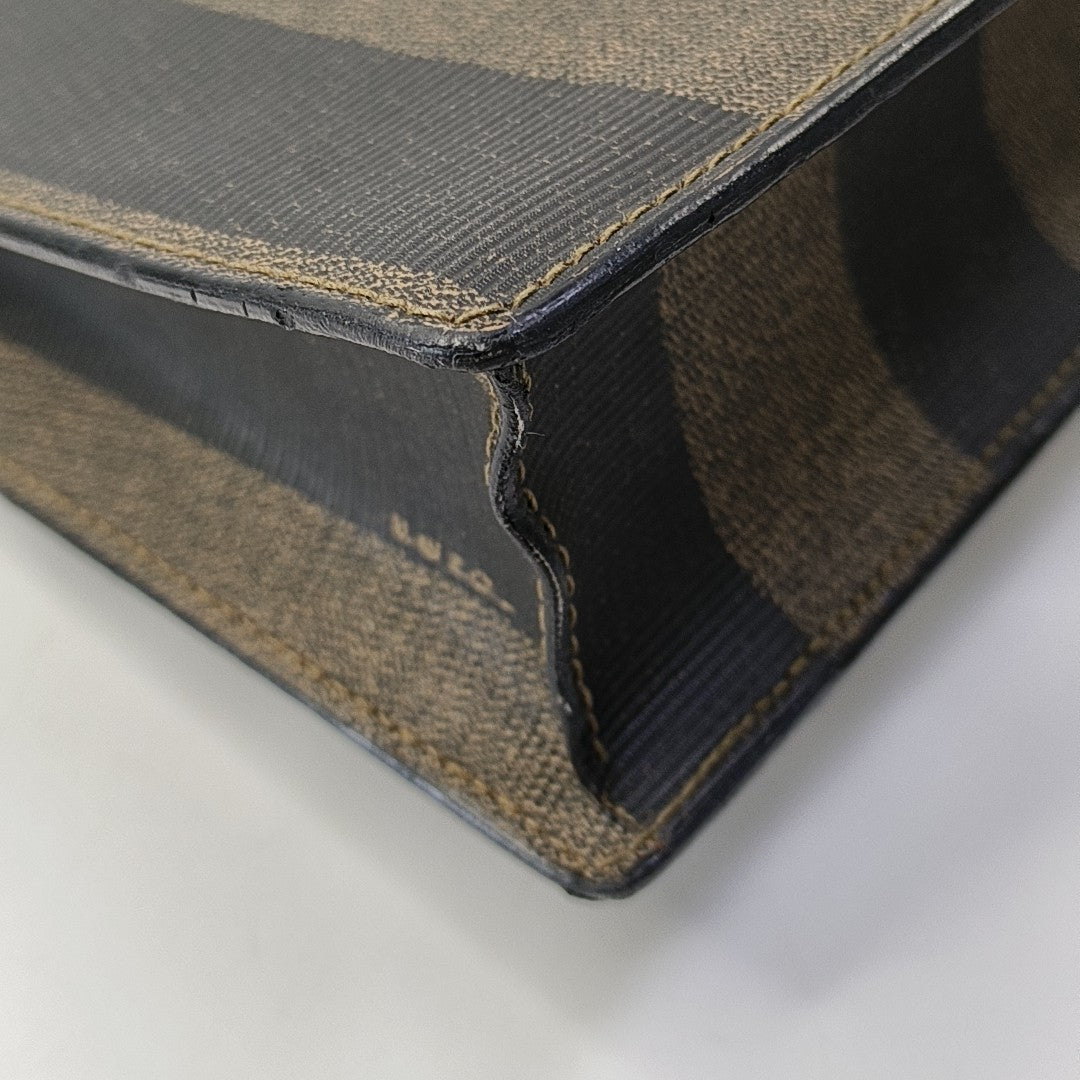 Pequin Coated Canvas Brown