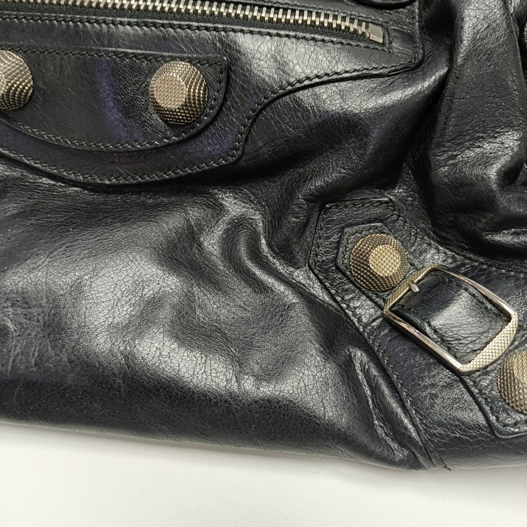 Classic City Medium Lambskin Black