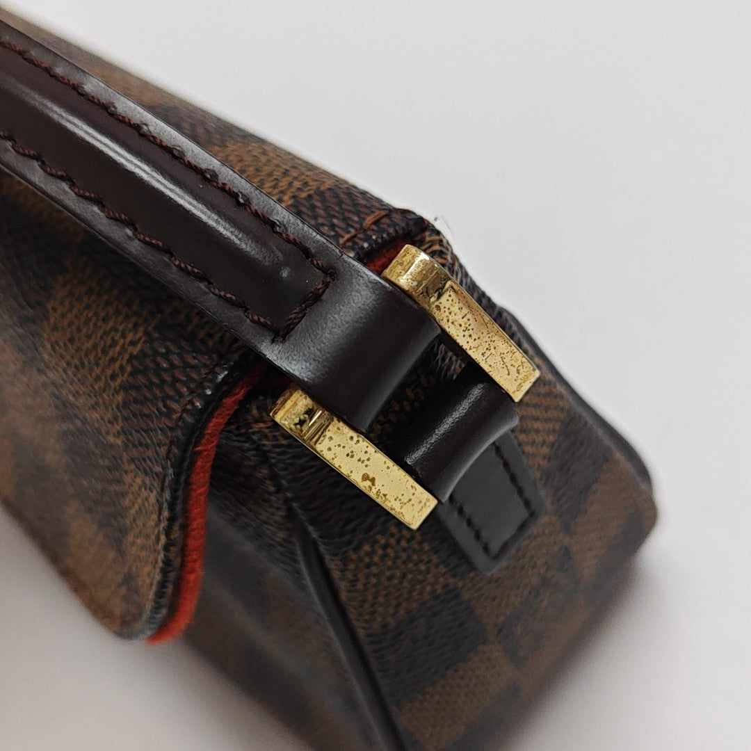 RECOLETA Damier Ebene Coated Canvas Brown