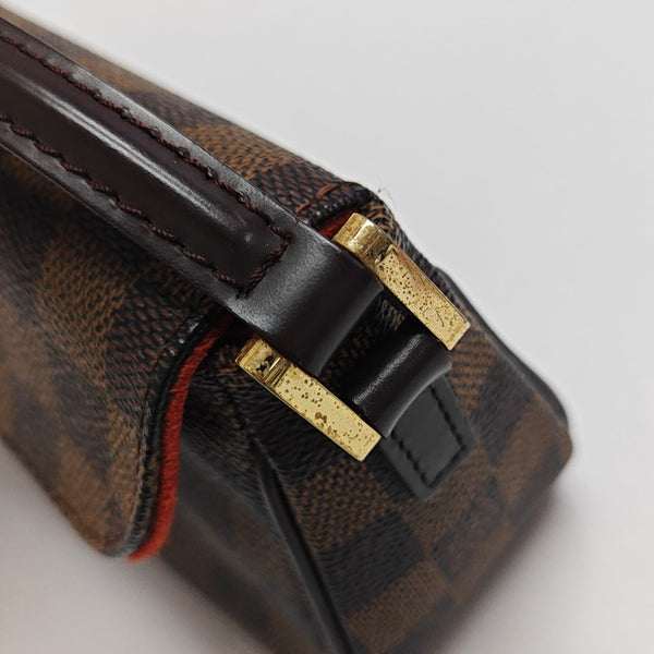 RECOLETA Damier Ebene Coated Canvas Brown