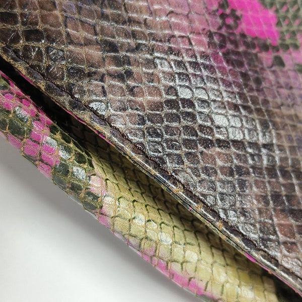 Leather Crossbody Bag Multicolor