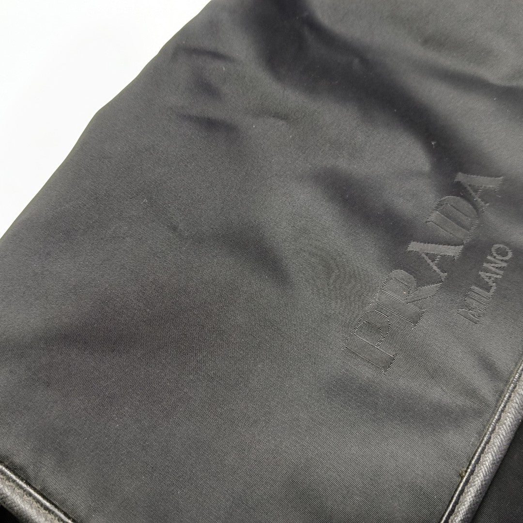 Nylon Shoulder Bag Black