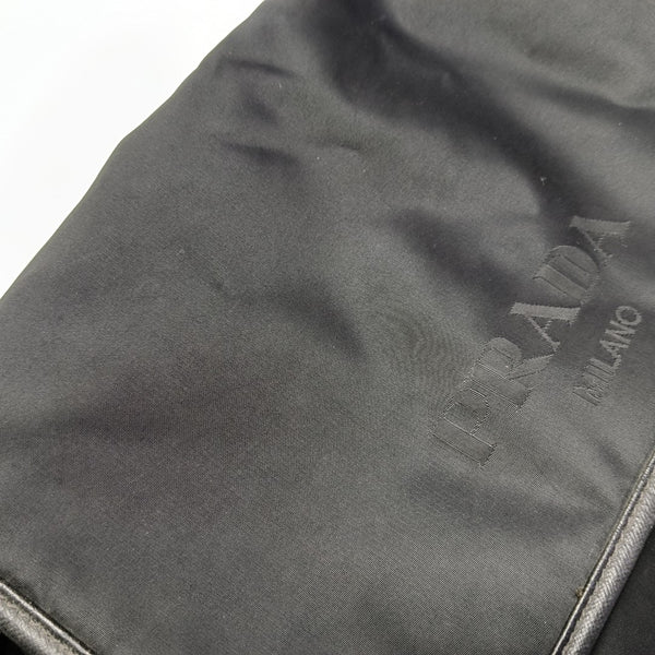 Nylon Shoulder Bag Black