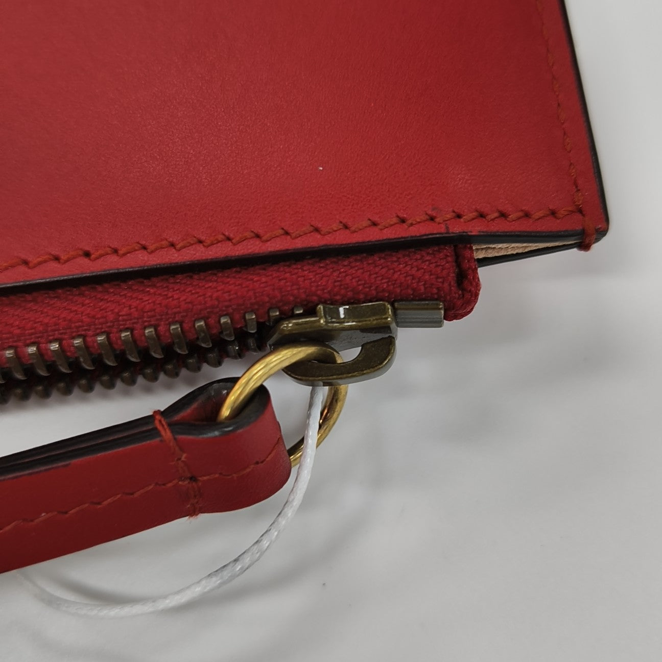 Calfskin Clutch Red
