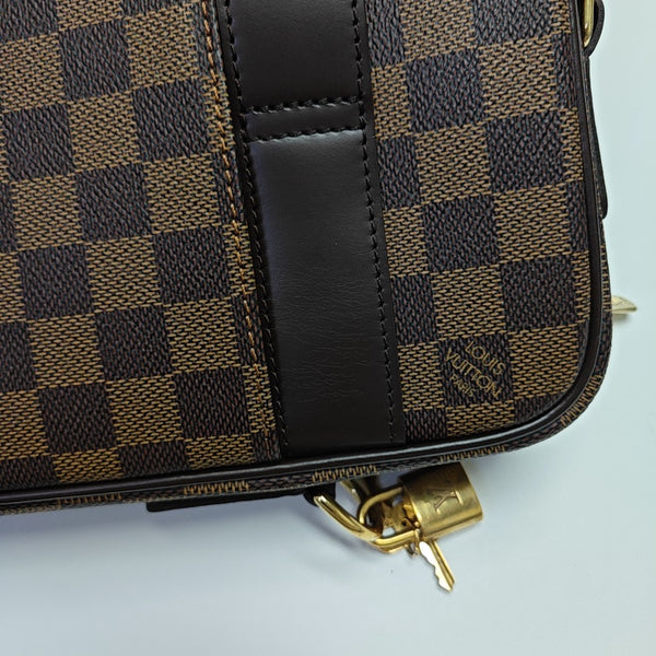 SABANA Damier Ebene Coated Canvas Brown