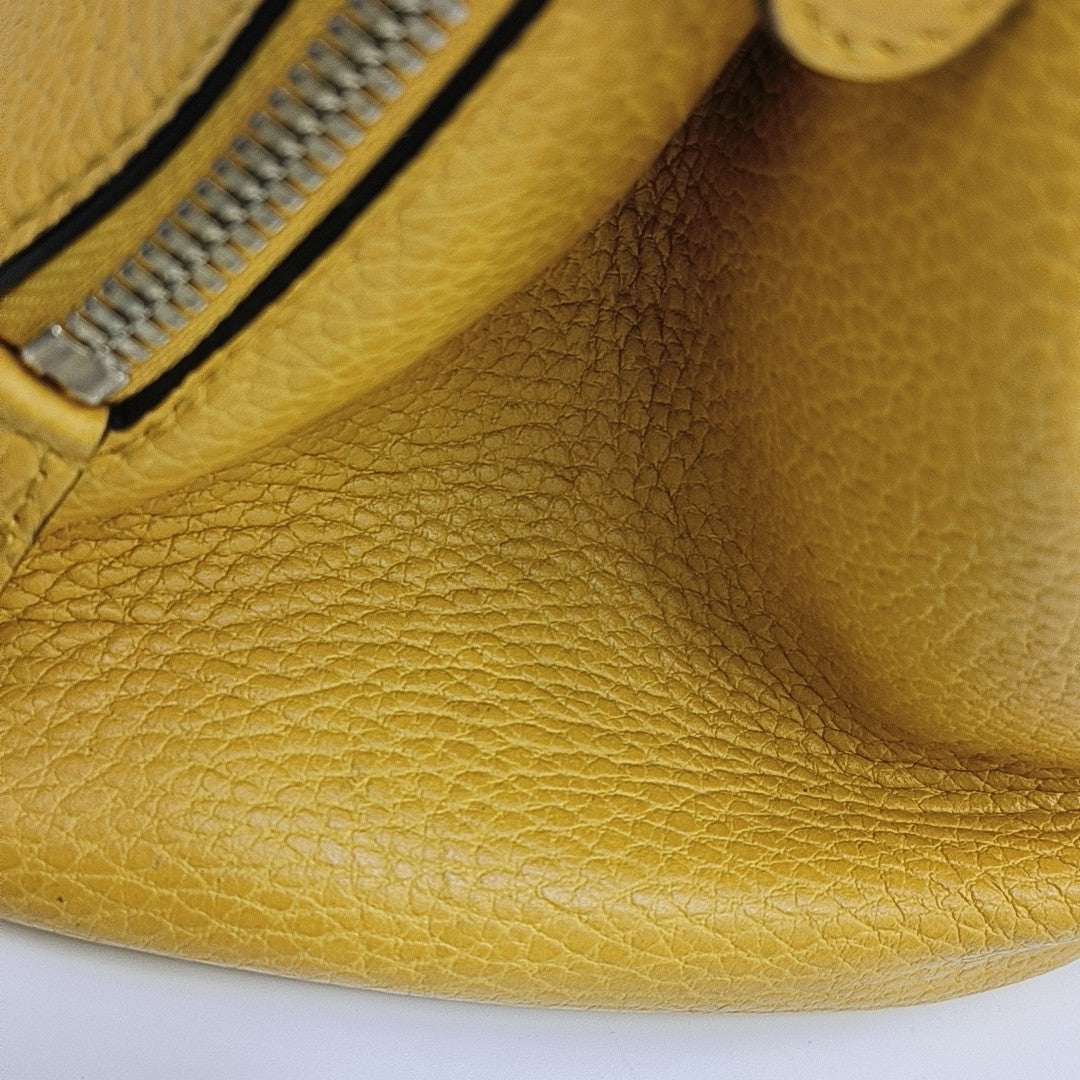 Calfskin Tote Bag Yellow