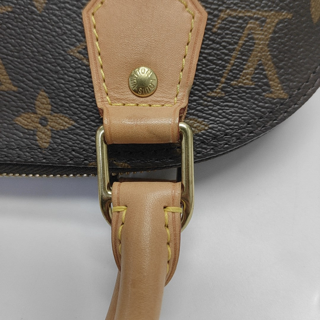 ALMA BB Monogram Coated Canvas Brown