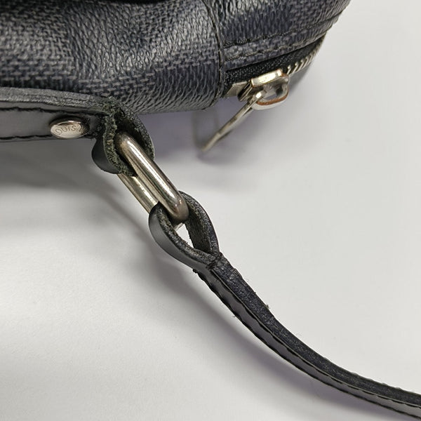 REM Damier Graphite Coated Canvas Gray
