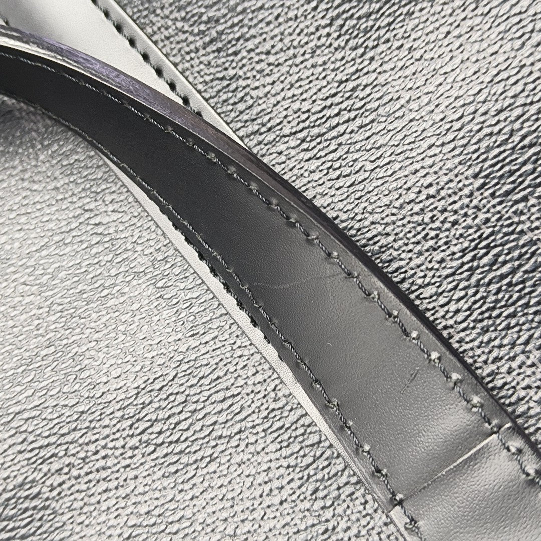 TADAO MM Damier Graphite Coated Canvas Gray