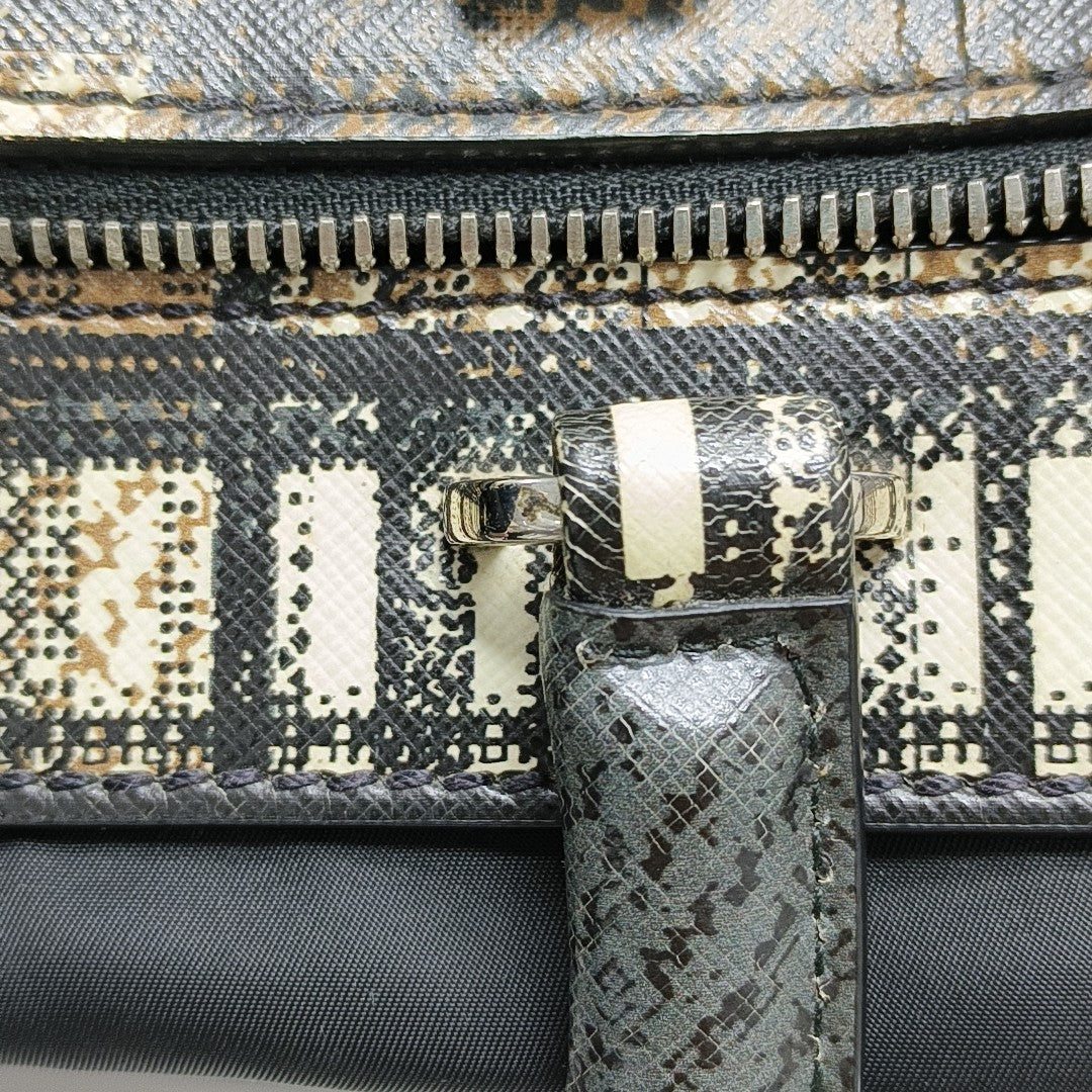 Nylon Shoulder Bag Black