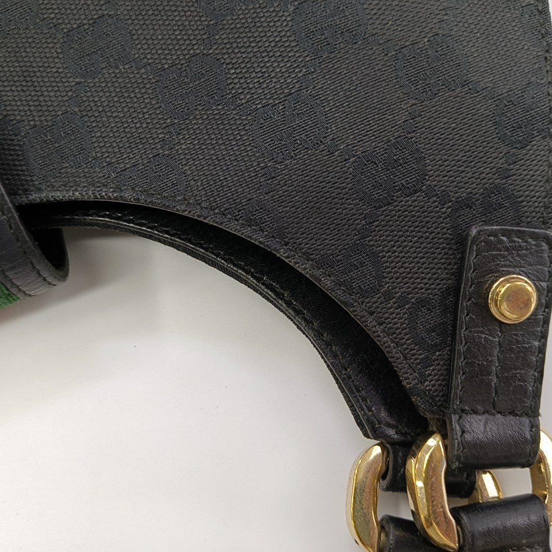 Monogram Canvas Top Handle Bag Black