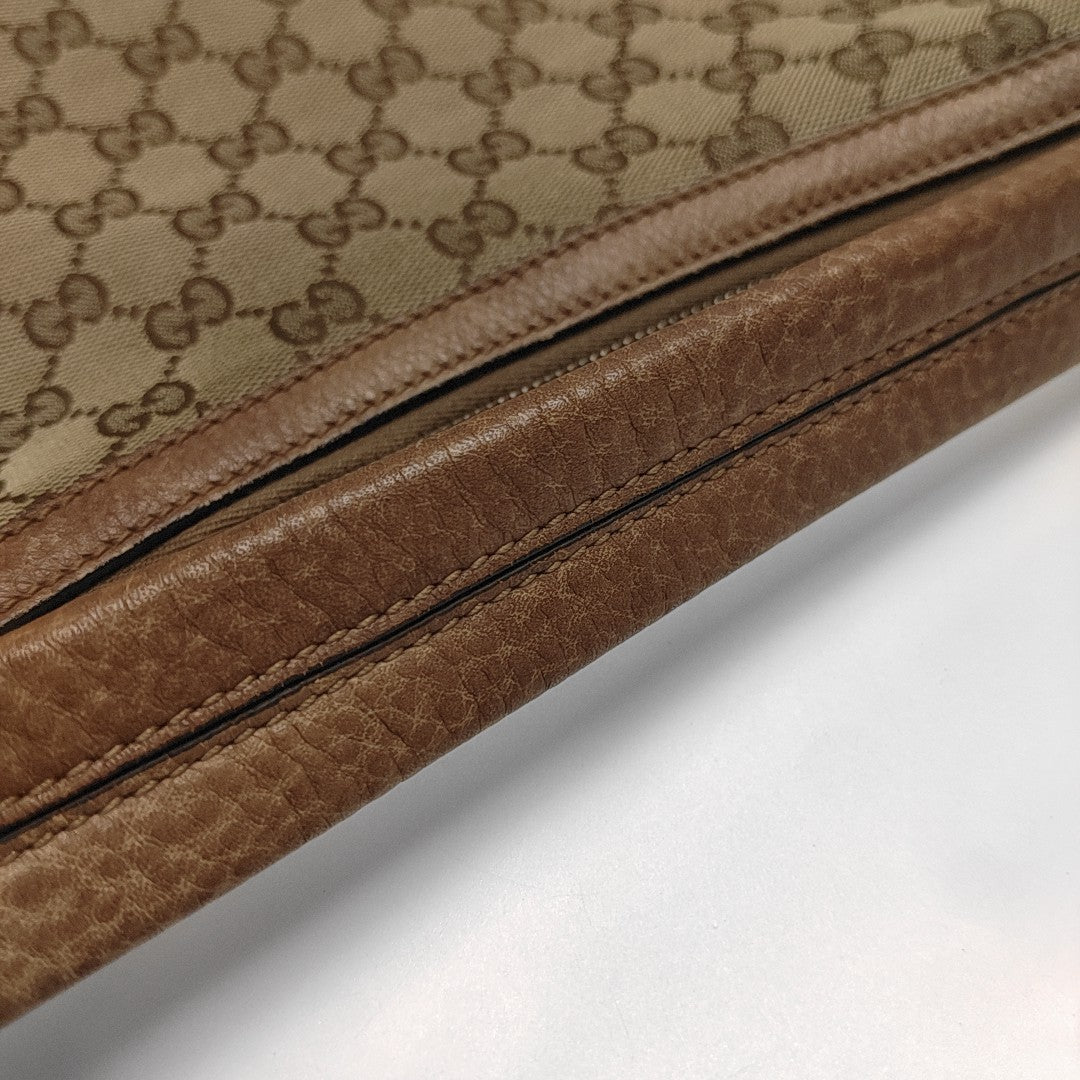 Monogram Canvas Top Handle Bag Beige