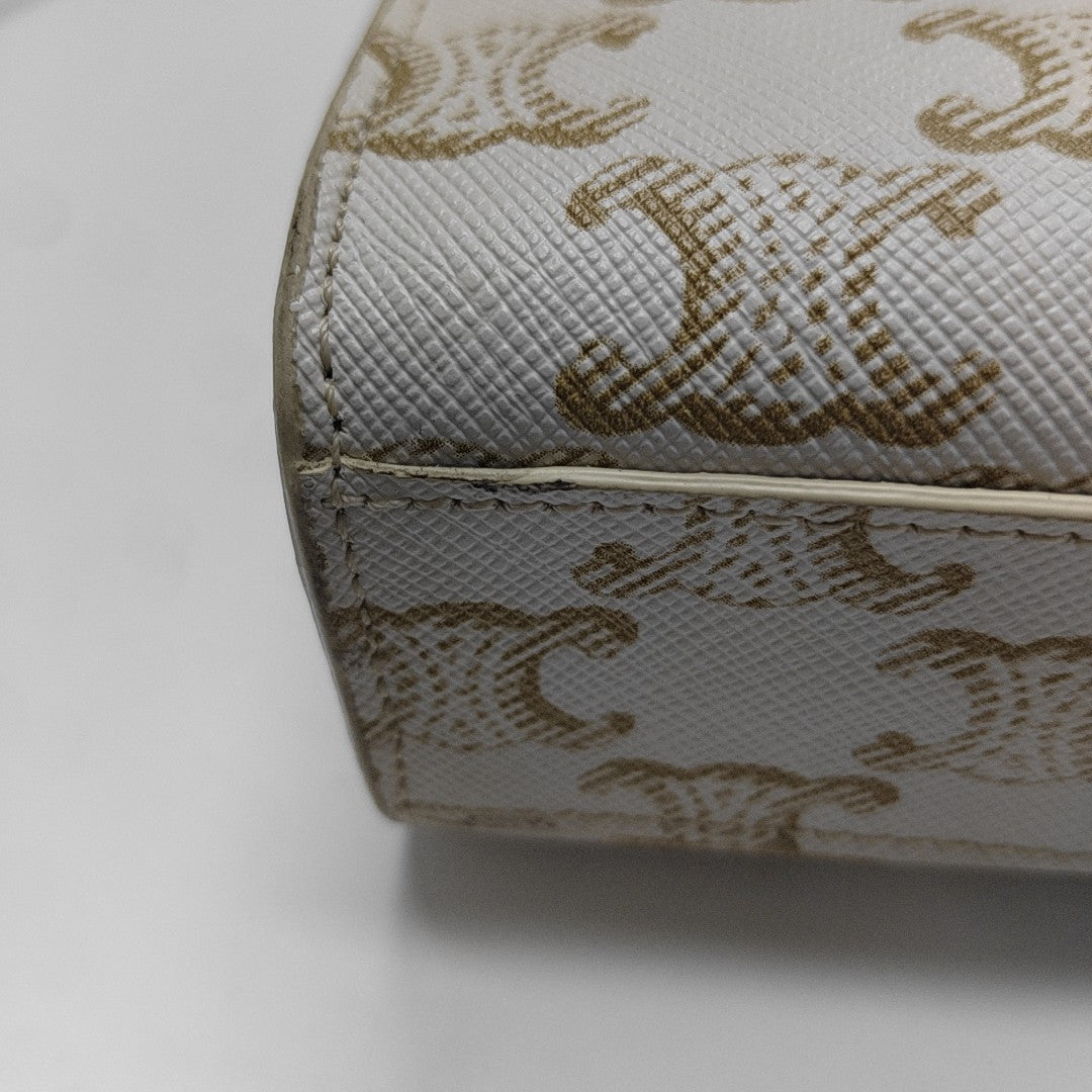 CABAS CELINE Mini Coated Canvas White