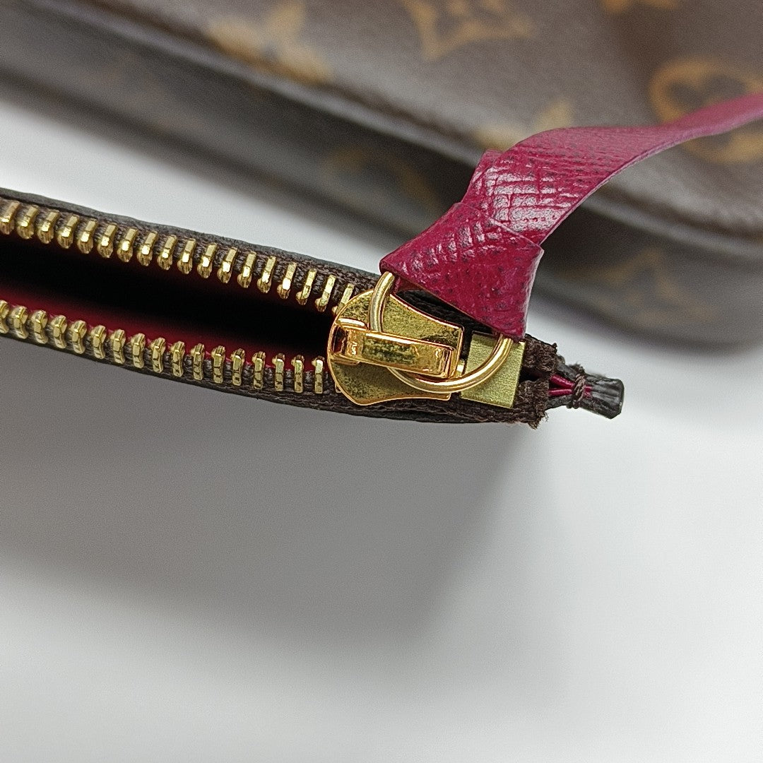 FÉLICIE Monogram Coated Canvas Brown