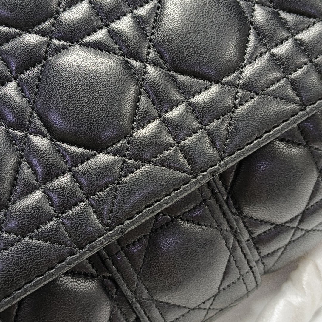 Miss Dior Cannage Lambskin Black