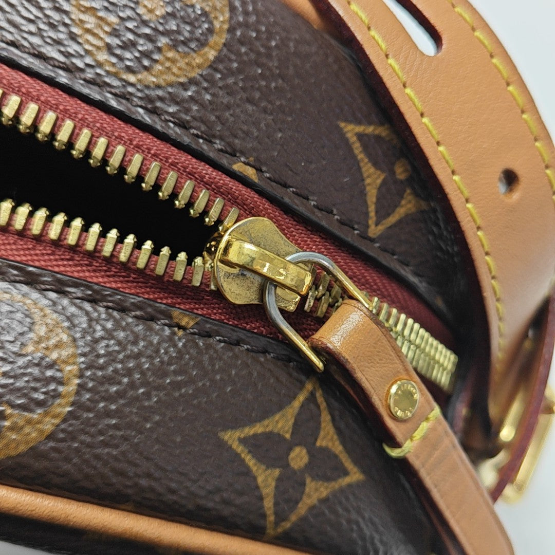 BOITE CHAPEAU PM Monogram Coated Canvas Brown