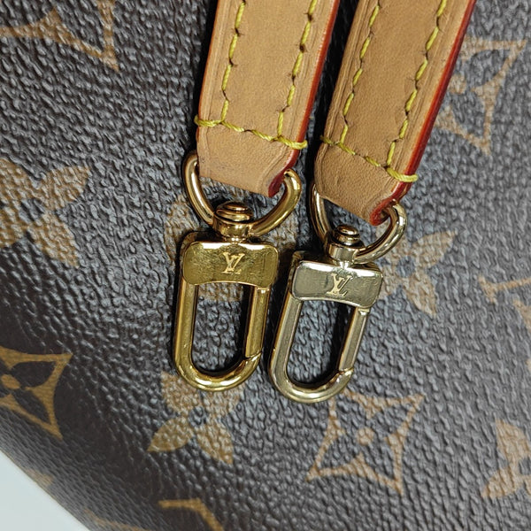 UTILITY Mini Monogram Coated Canvas Brown