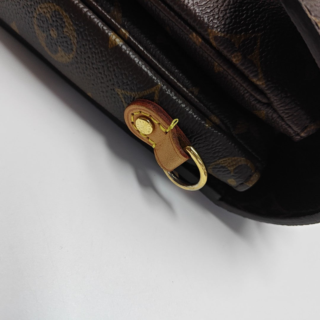 MÉTIS MM Monogram Coated Canvas Brown